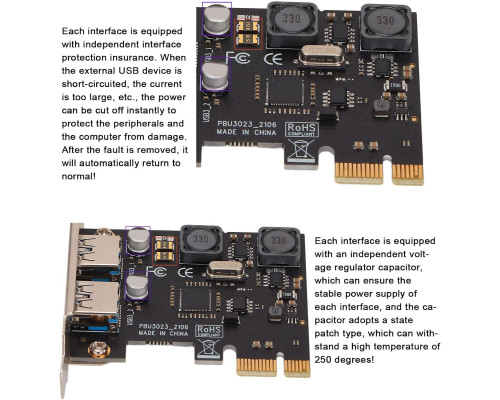 Плата розширення PCI-E - USB3.0