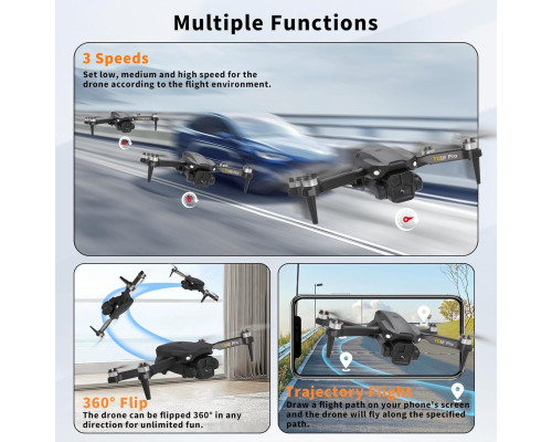 Дрон/квадрокоптер Toladrone TD12Pro з камерою 1080P