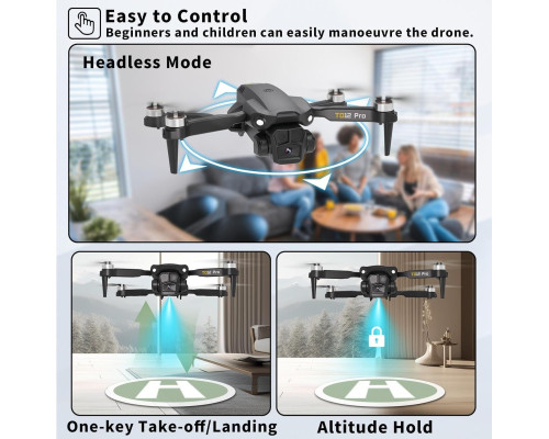Дрон/квадрокоптер Toladrone TD12Pro з камерою 1080P