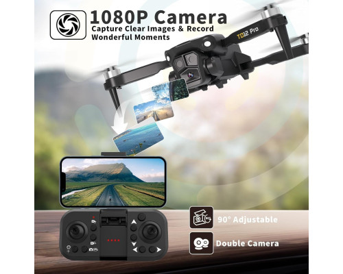 Дрон/квадрокоптер Toladrone TD12Pro з камерою 1080P