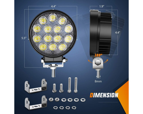 Світлодіодні фари Nilight 15017C-B