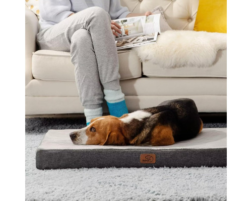 Ліжко для собак Bedsure Memory Foam Dog Bed Small 61 x 41 х 8 см