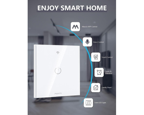 Вимикач настінний Maxcio Light WiFi