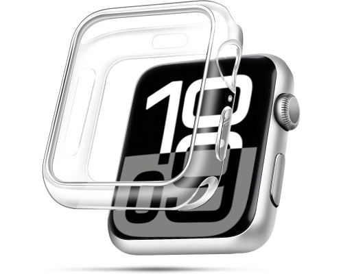 Прозорий силіконовий чохол ivoler для Apple Watch (Комплект 3шт)