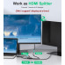 Перемикач HDMI GANA 4K 2в1 для мультимедійних пристроїв
