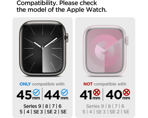 Прозорий силіконовий чохол ivoler для Apple Watch (Комплект 3шт)