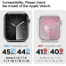 Прозорий силіконовий чохол ivoler для Apple Watch (Комплект 3шт)