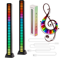 Музичний RGB Підсвічування 32Bit з USB (2 шт.)