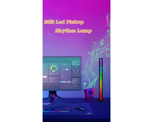 Музичний RGB Підсвічування 32Bit з USB (2 шт.)