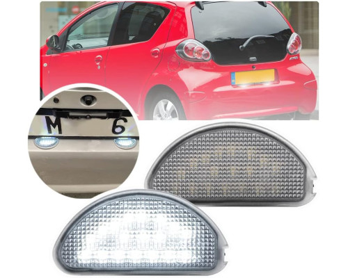 Світлодіодне підсвічування номерного знаку Toyota Aygo 2005-2014 MK I (AB10) 81270-0H010