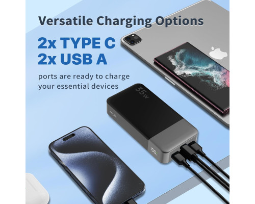 Портативний зарядний пристрій NOBIS Power Bank 35 Вт