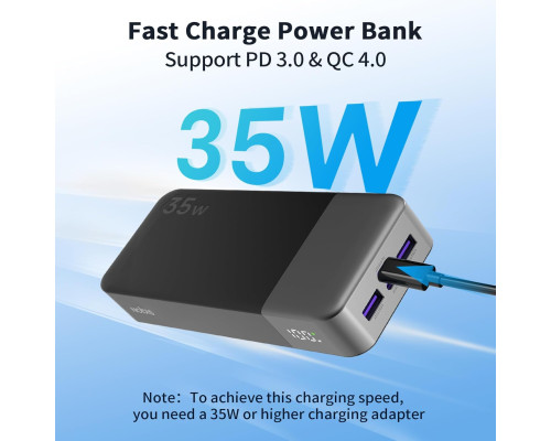 Портативний зарядний пристрій NOBIS Power Bank 35 Вт