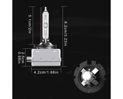 Ксенонова лампа WinPower D8S D1S 35 Вт для фар X-treme (комплект 2шт)