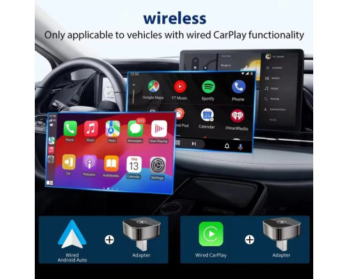 Бездротовий адаптер CarPlay 2-в-1 Pionray