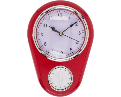 Ретро годинник для кухні Vintage Kitchen Time з 60-хвилинним кухонним таймером