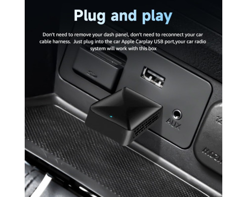 Міні-адаптер Muachspi для бездротового CarPlay та Android Auto