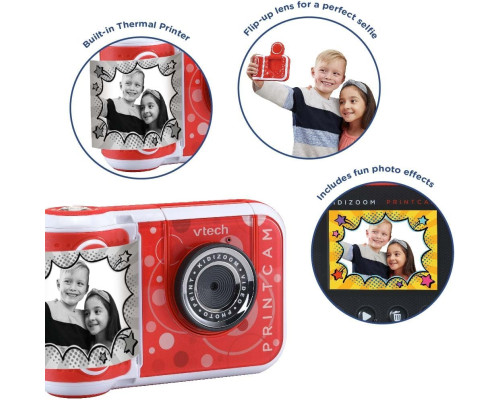 Цифрова камера для дітей VTech KidiZoom PrintCam із вбудованим принтером