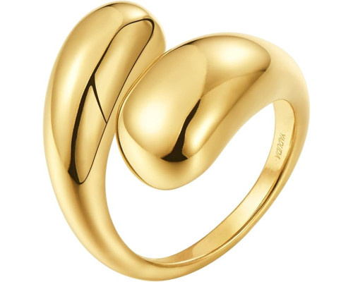 Масивні каблучки YADUDA з товстим золотим покриттям 18K, розмір 8