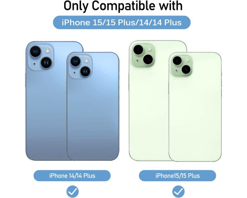 Набір захисне скло (4 шт) для камери iPhone 14\15\14 Plus\15 Plus ivoler