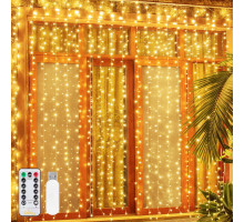 Гірлянда Ollny Curtain Lights для приміщень із 8 режимами