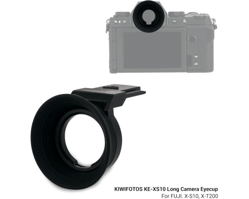 Силіконовий подовжений наглазник Kiwifotos для бездзеркальної камери Fuji Fujifilm X-S20 X200 X200