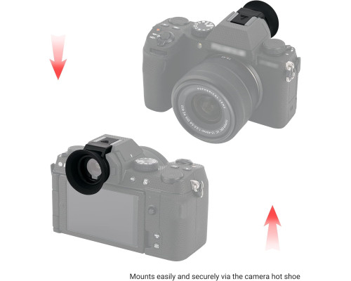 Силіконовий подовжений наглазник Kiwifotos для бездзеркальної камери Fuji Fujifilm X-S20 X200 X200