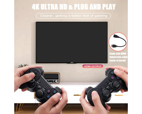 Actualia X2 4K HD Home TV Arcade із двома бездротовими контролерами 2.4G