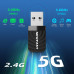 Бездротовий USB-адаптер NEWFAST WiFi 1300 Мбіт/с
