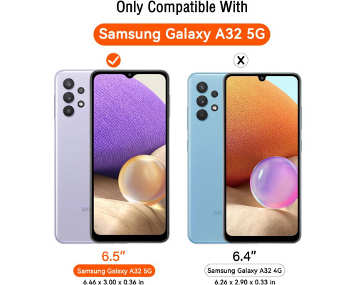 Прозорий чохол для Samsung Galaxy A32 5G + 3 захисних скла
