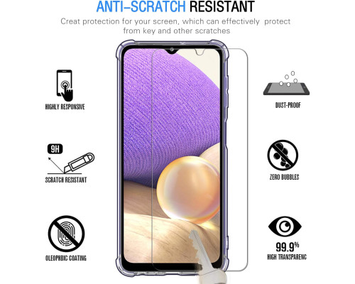 Прозорий чохол для Samsung Galaxy A32 5G + 3 захисних скла