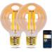 Лампа Aigostar Alexa Vintage Filament Connected, E27 G80 6W Smart