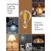 Лампа Aigostar Alexa Vintage Filament Connected, E27 G80 6W Smart