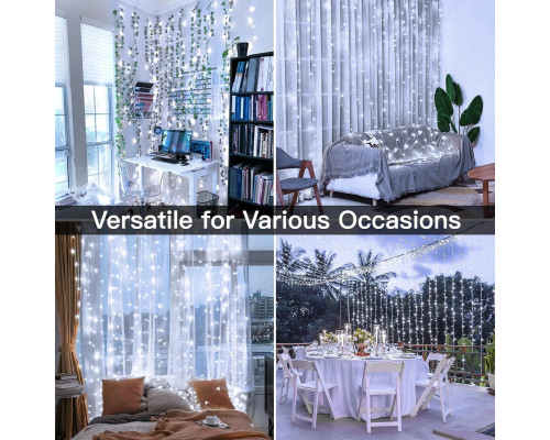Гірлянда Ollny Curtain Lights (біле світло)