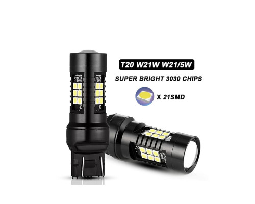 Сигнальна лампа Automaze T20 Led 7443 W21 5W 7440 WY21W W21W 12V 3030 SMD T25 21 Led P27W