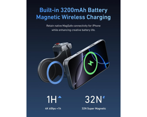 Комплект чохла та тримача для телефону Telesin Master Grip Kit для iPhone 17 Pro
