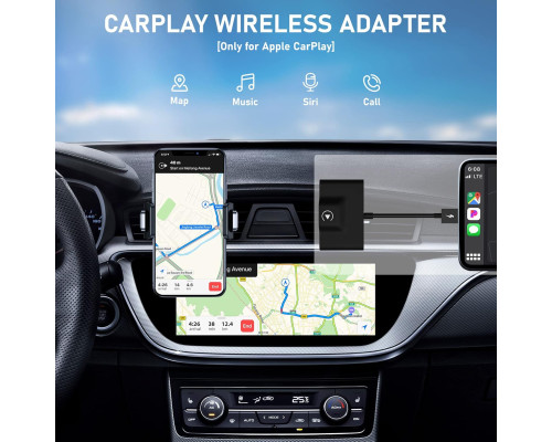 Бездротовий адаптер Sixriver CarPlay 2024