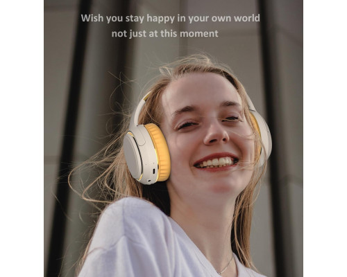 Накладні Bluetooth-навушники ESoundvol LED