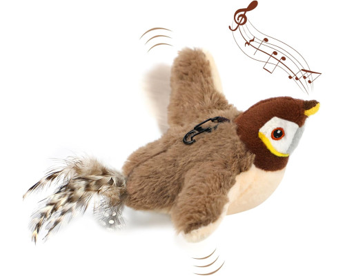 Інтерактивна автоматична іграшка для котів Nepfaivy Cat Toy Bird Electric