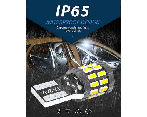 Світлодіодна лампа KATUR 194 W5W 168 T10 (Комплект 4шт)