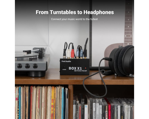 Фонокоректор Fosi Audio Box X1 для MM-програвача вінілових пластинок