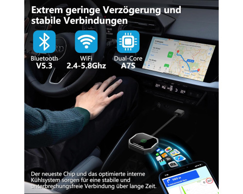 Бездротовий адаптер TERUNSOUl Carplay для iOS