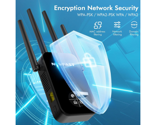 Підсилювач WiFi NEWFAST 1200 Мбіт/с