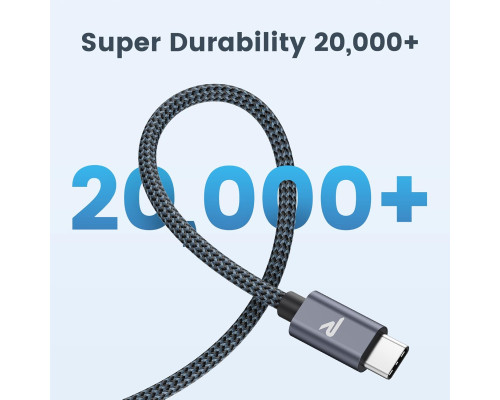 Короткий кабель для заряджання USB C RAMPOW 20 см