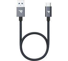 Короткий кабель для заряджання USB C RAMPOW 20 см