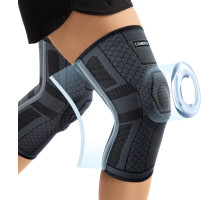 Компресійний бандаж на коліно з бічними стабілізаторами CAMBIVO Knee Support XL (2 шт. в упаковці)