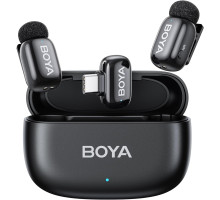 Бездротовий петличний мікрофон BOYA міні для Android/планшетів/ПК з USB-C штекером