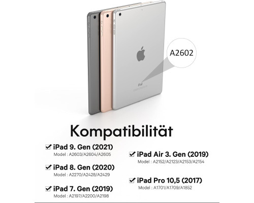 Чохол Earto iPad 9/8/7 Generartion з клавіатурою та інтелектуальною сенсорною панеллю