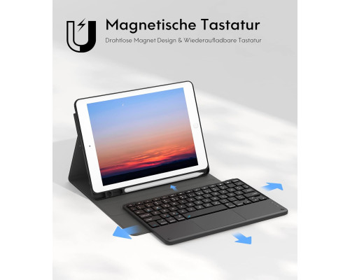 Чохол Earto iPad 9/8/7 Generartion з клавіатурою та інтелектуальною сенсорною панеллю