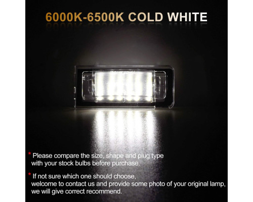 Ліхтар підсвічування номерного знака WinPower SMD LED (Комплект 2шт)