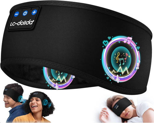 Пов'язка для сну з Bluetooth навушниками LC-dolida